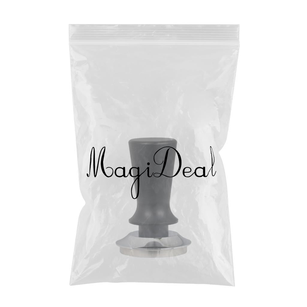 Coffee Powder Distributor Leveler Tool Tamper Press Hammer Black 58mm