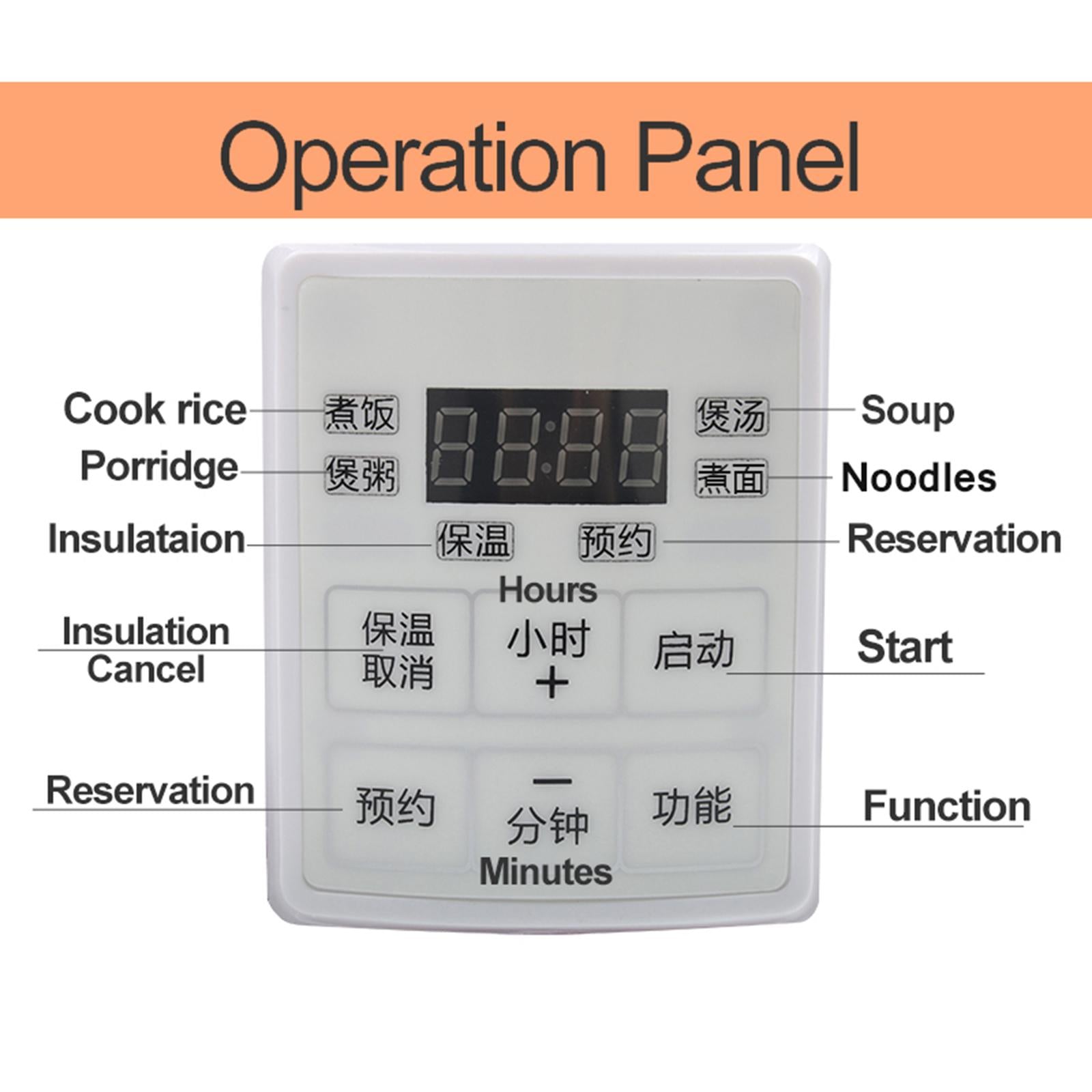 Electric Rice Cooker 1.6L Portable 100W-180W Car 12V/24V Truck Rose Red