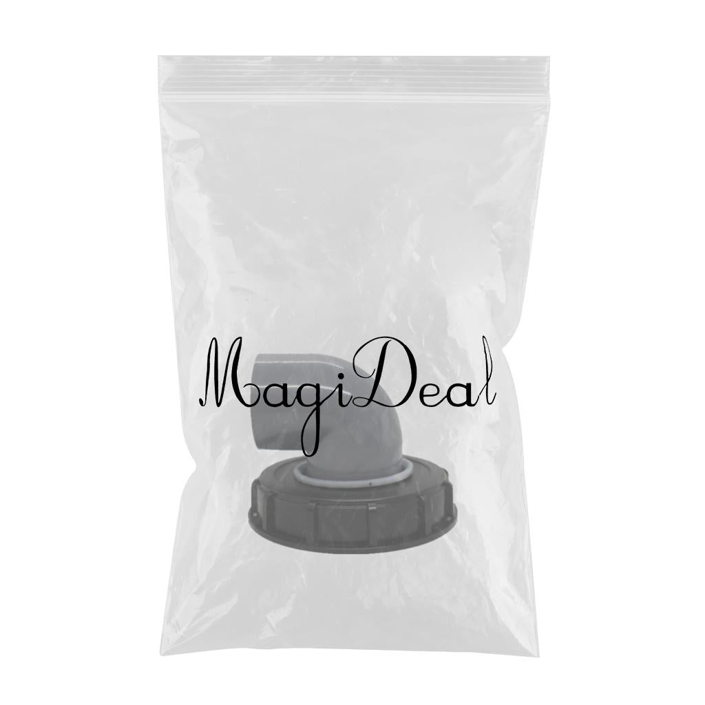 Outdoor Garden IBC Tank Filter Cover Rainwater Purification 163mm 90 Degree