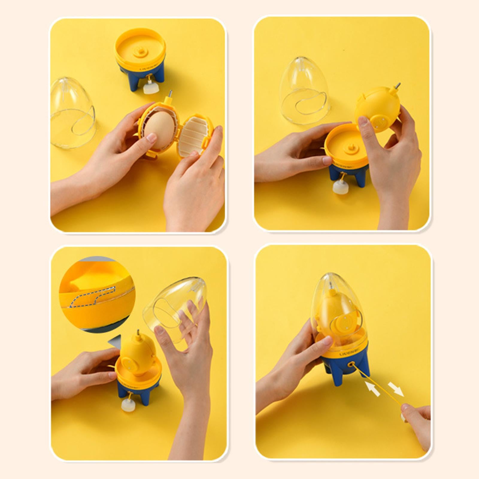 Portable Household Eggs Yolk White Mixer Whisk Hand Powered for Mixing Egg