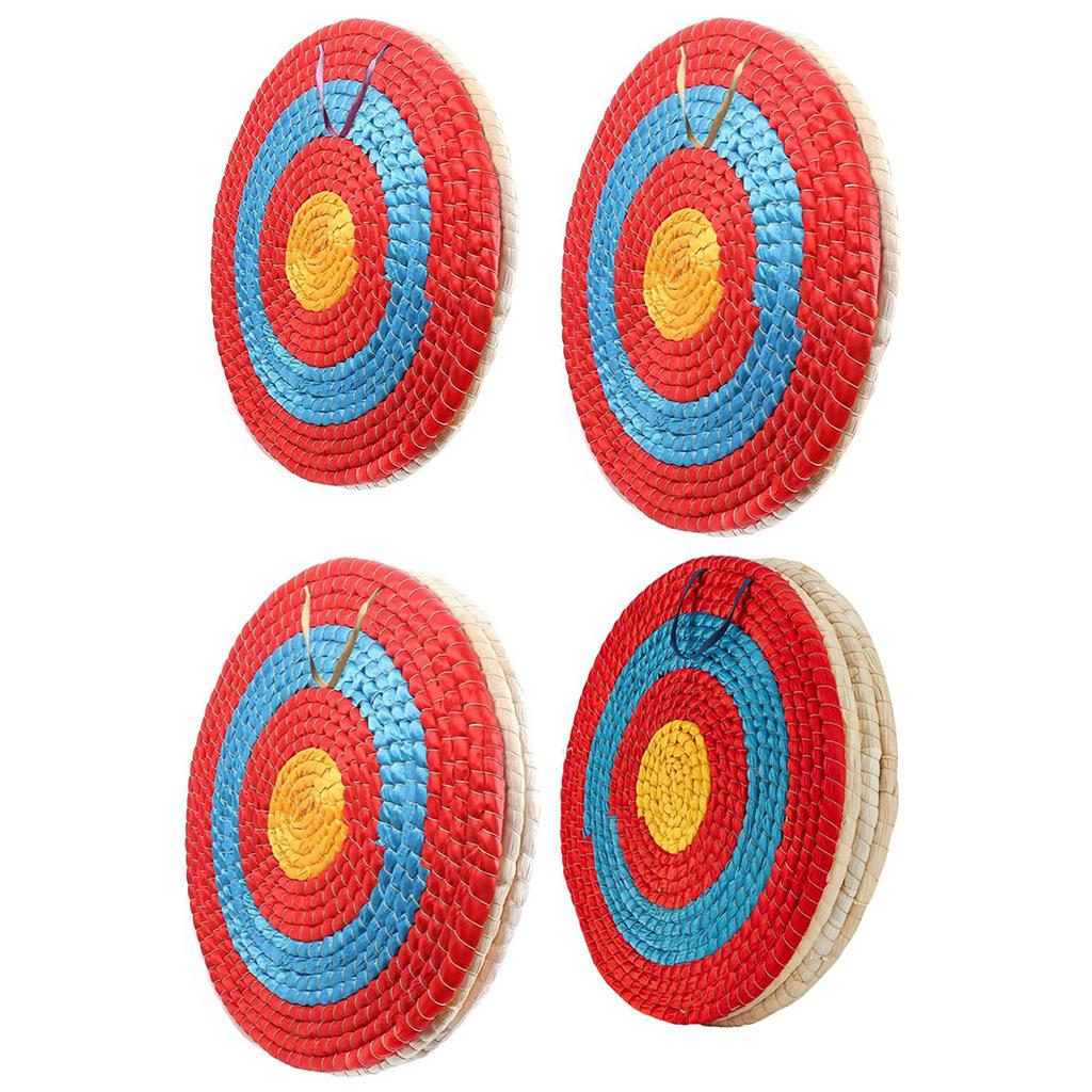 Outdoor Sports Archery Bow Shooting Straw Arrow Target for Home Decoration 50cm 2 Layer