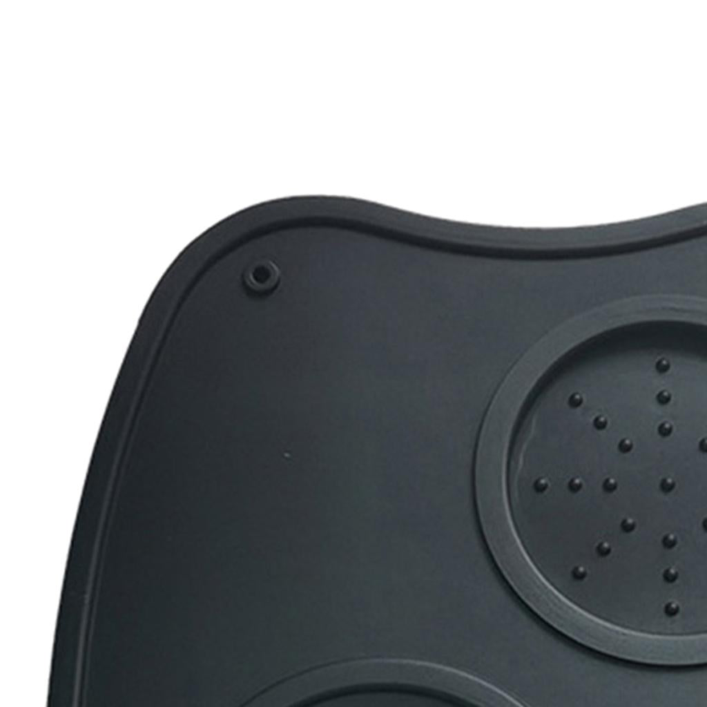 Silicone Coffee Mat Espresso Latte Art Tamper Tamping Rest Mat Black M