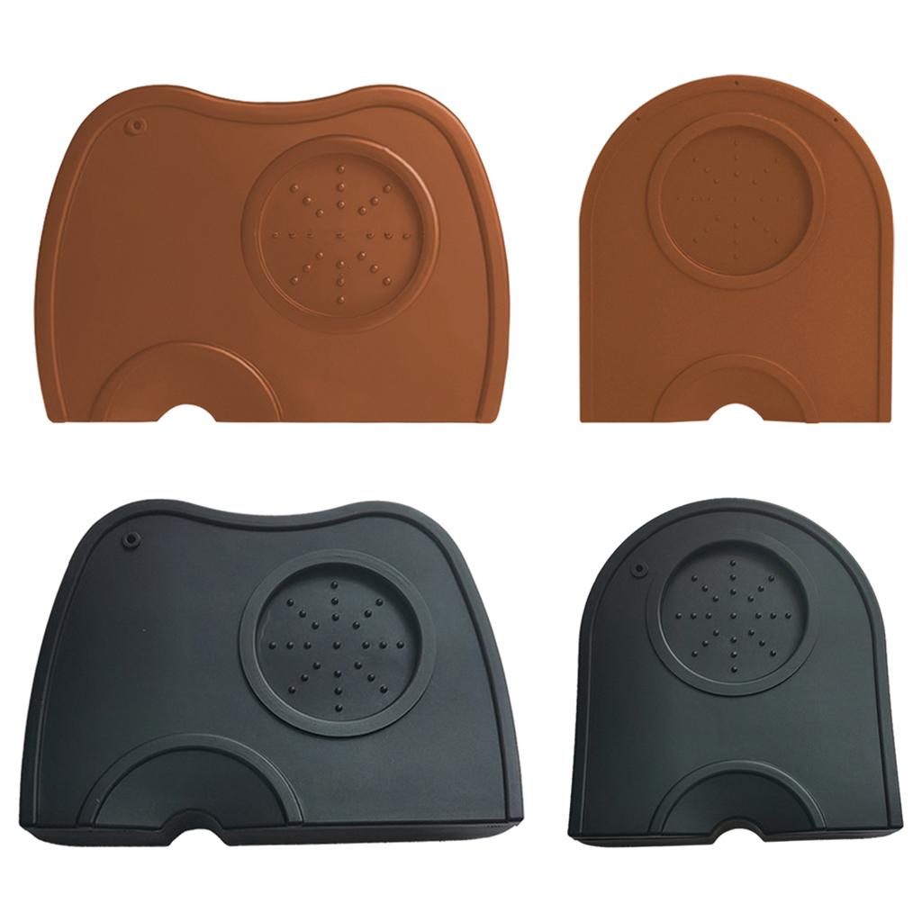 Silicone Coffee Mat Espresso Latte Art Tamper Tamping Rest Mat Black M