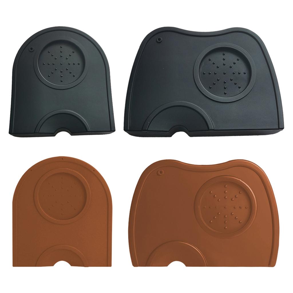 Silicone Coffee Mat Espresso Latte Art Tamper Tamping Rest Mat Black M