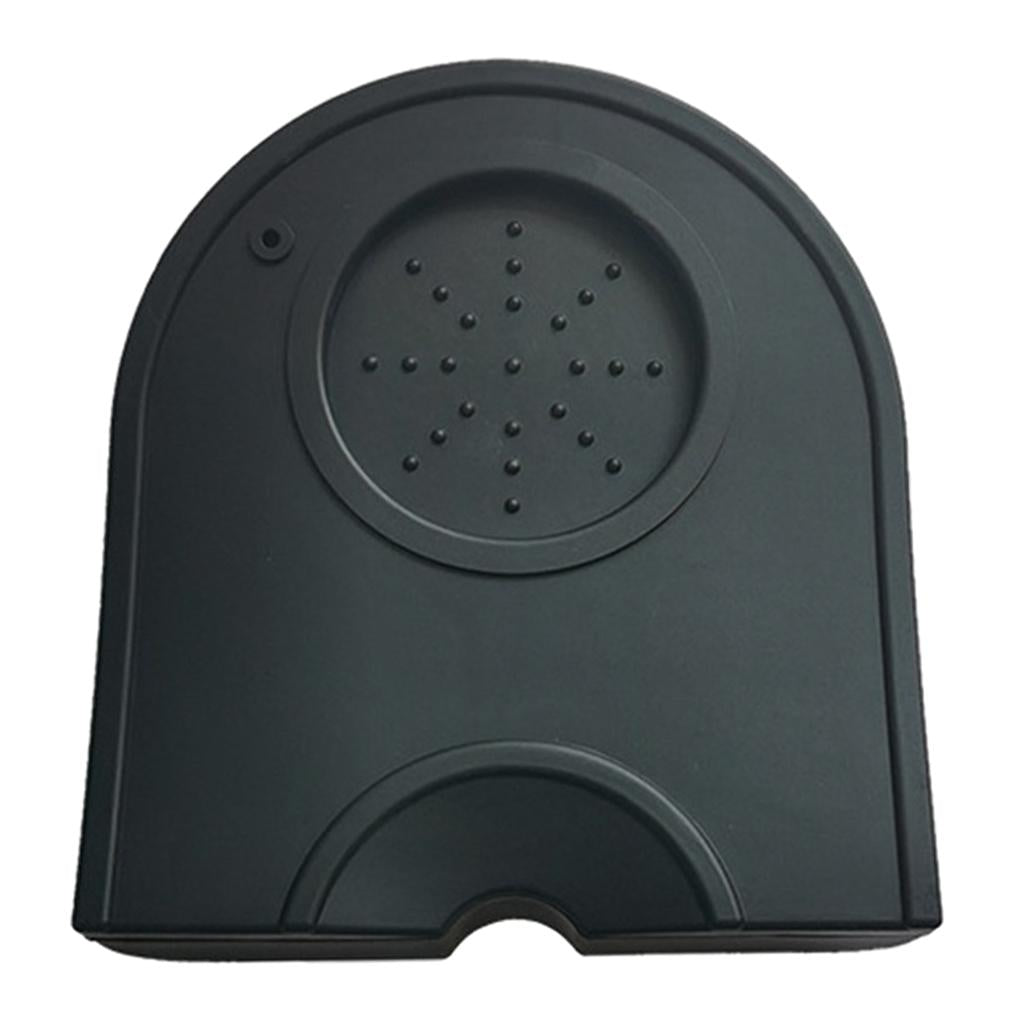Silicone Coffee Mat Espresso Latte Art Tamper Tamping Rest Mat Black S