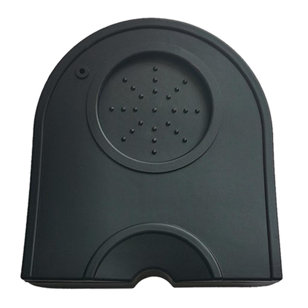 Silicone Coffee Mat Espresso Latte Art Tamper Tamping Rest Mat Black S
