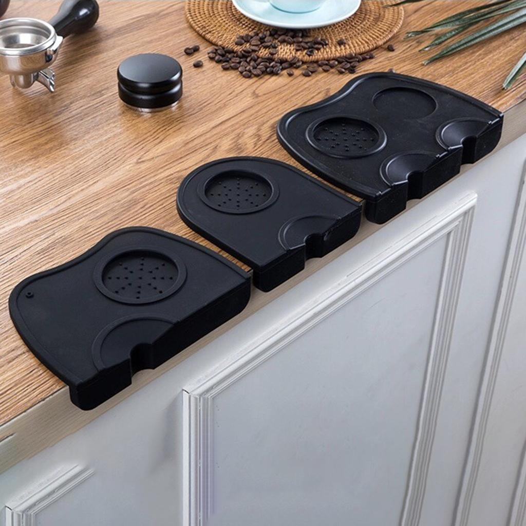 Silicone Coffee Mat Espresso Latte Art Tamper Tamping Rest Mat Browm S