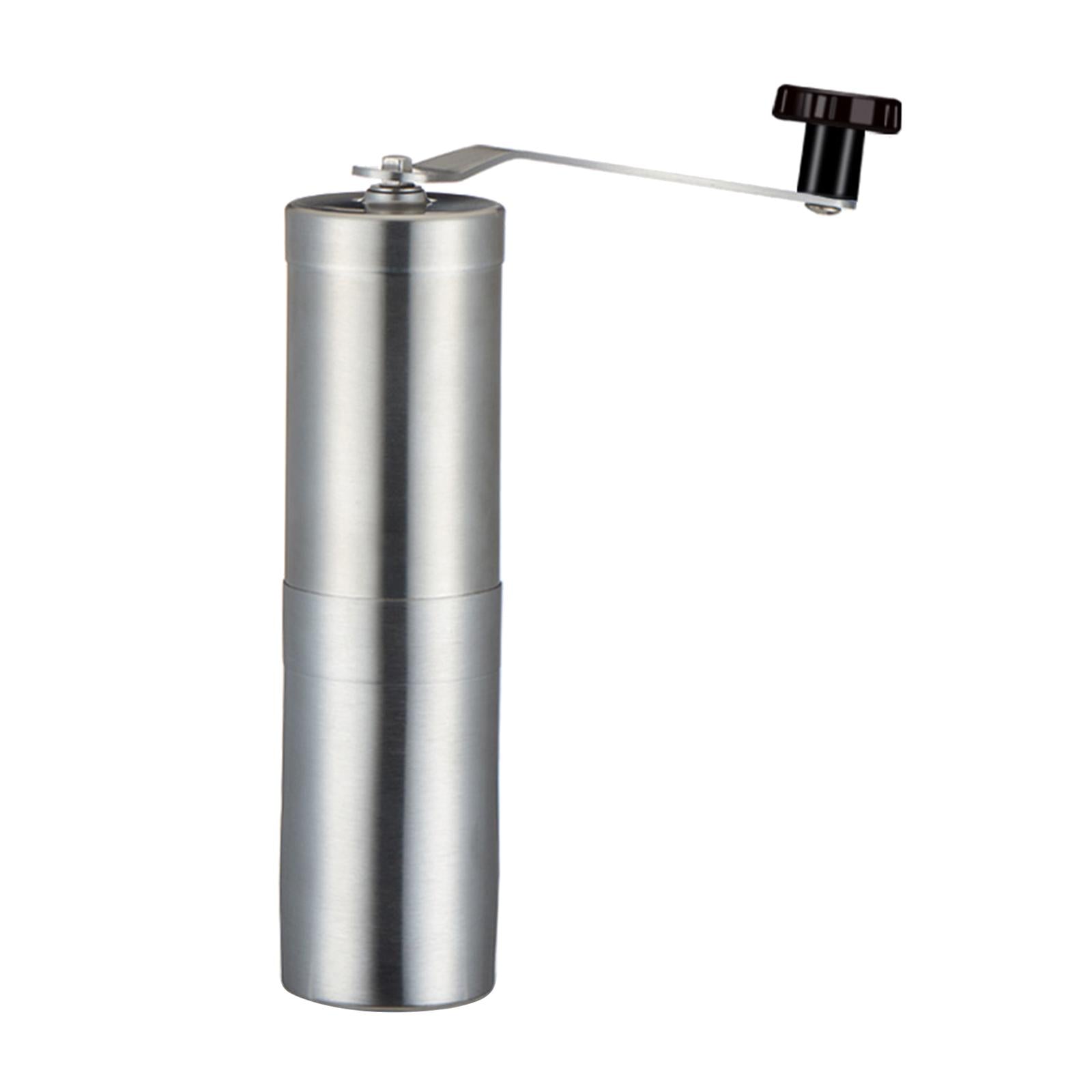 Manual Coffee Grinder Stainless Steel Hand Crank Conical Burr Mill for Beans