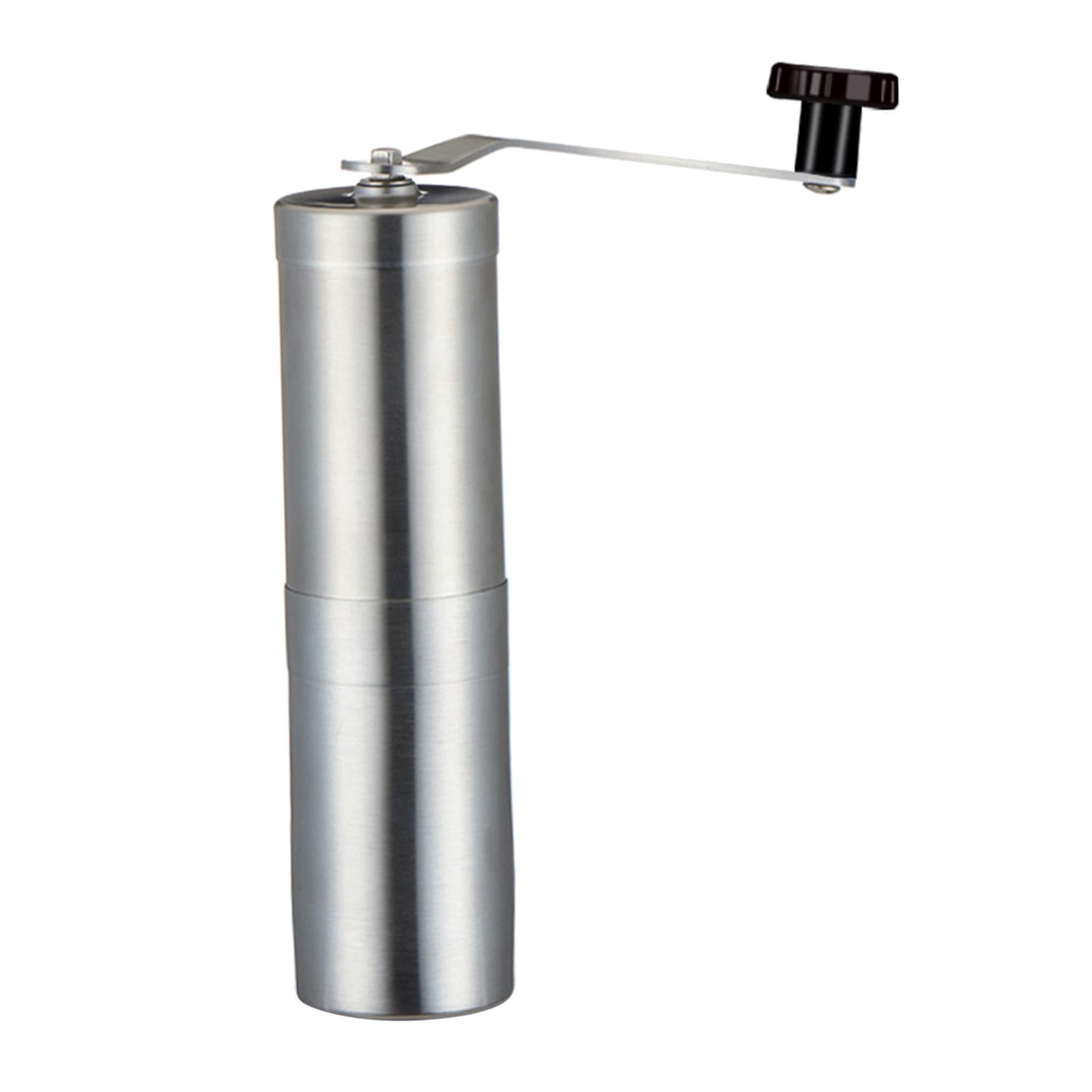 Manual Coffee Grinder Stainless Steel Hand Crank Conical Burr Mill for Beans