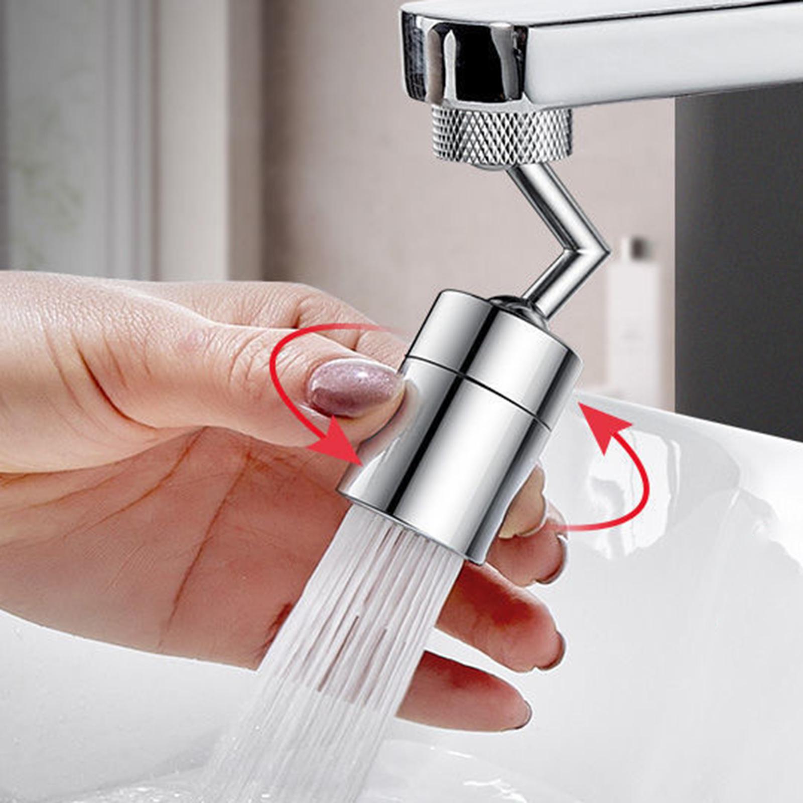 2x Swivel Rotating Faucet Toilet Splash-proof Flexible Sink Spray Tap Head