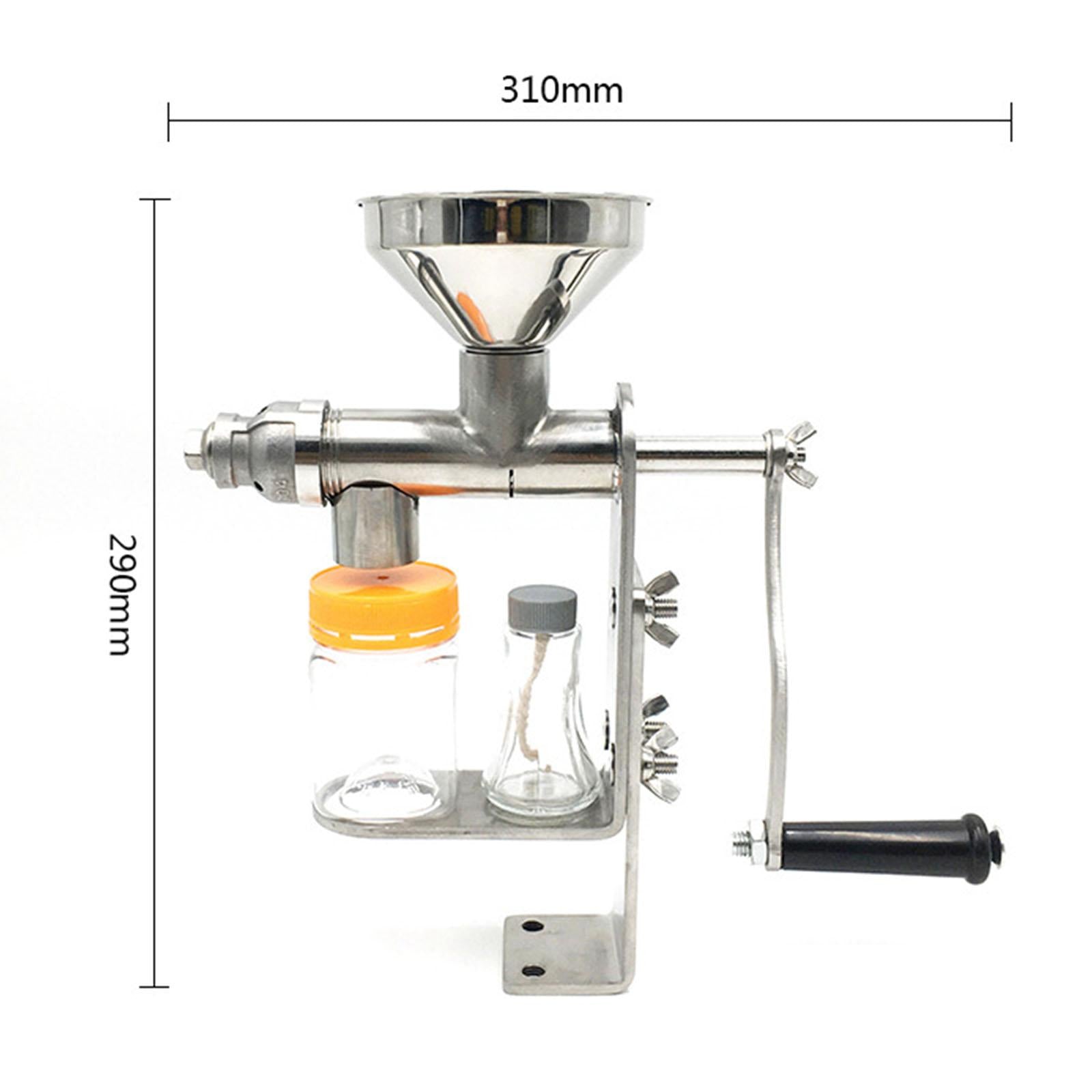 Manual Oil Press Machine Oil Extractor Peanut Stainless Steel Oil Expeller