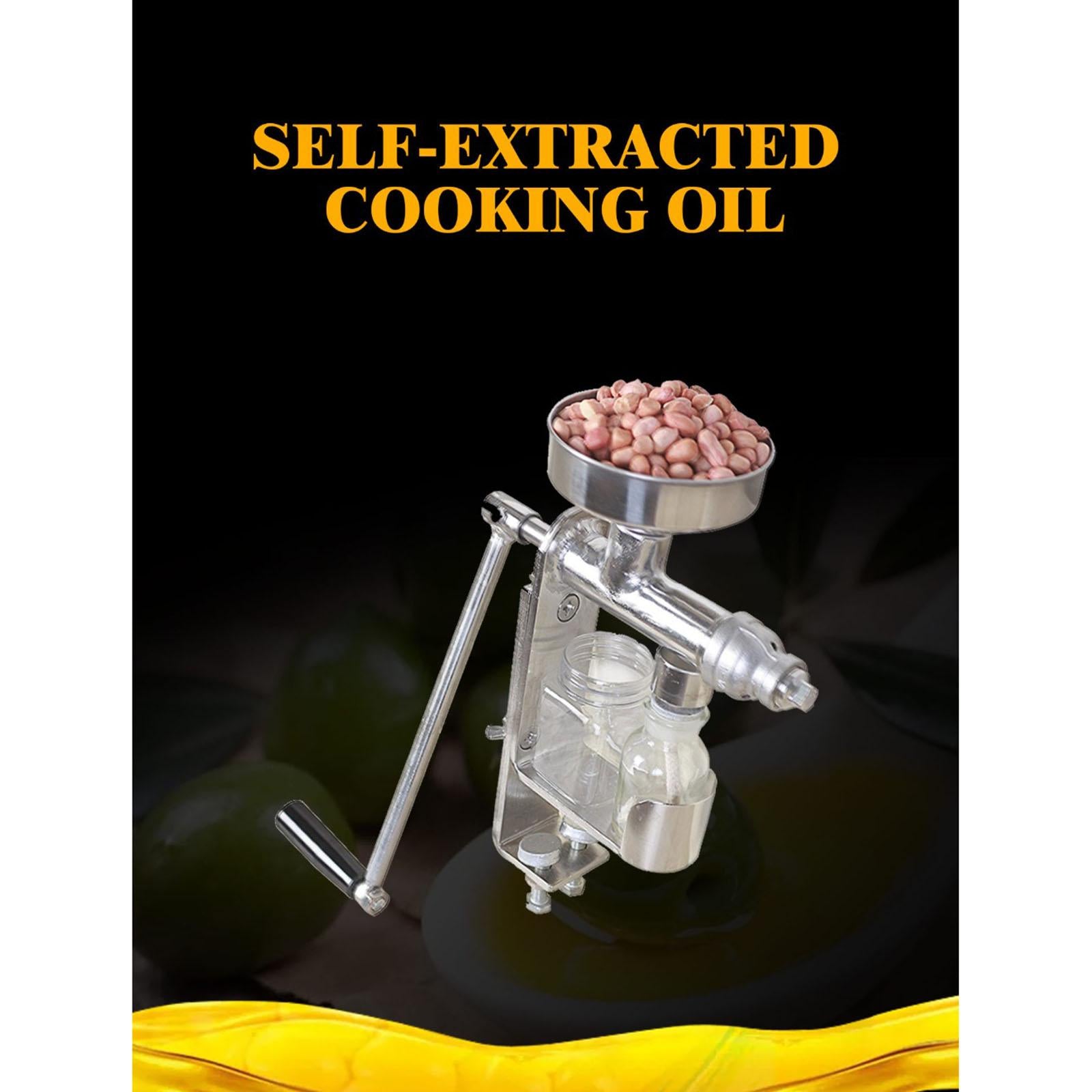 Manual Oil Press Machine Oil Extractor Peanut Stainless Steel Oil Expeller