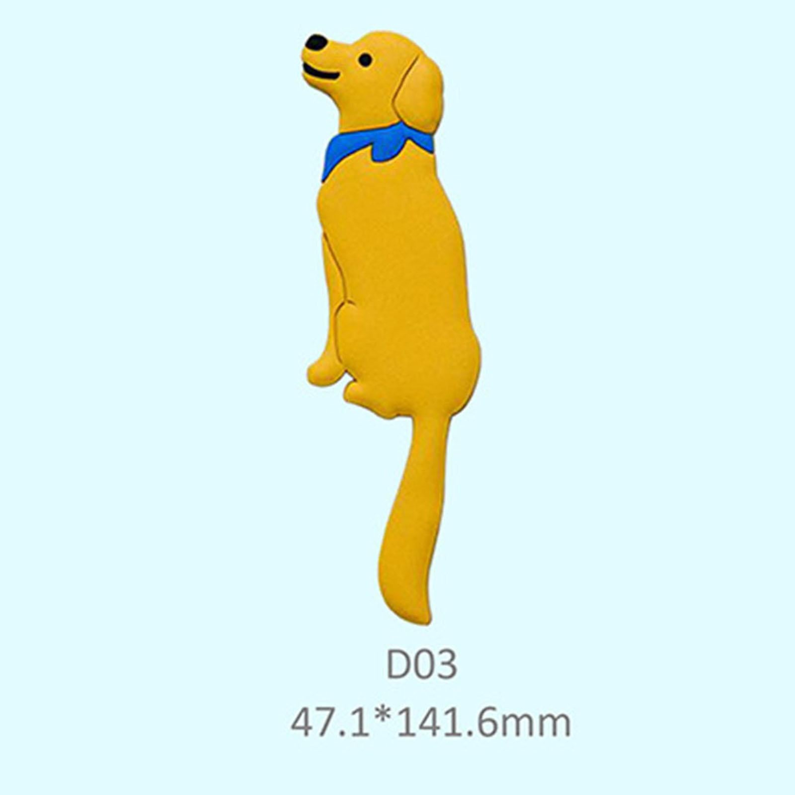 Adhesive Wall Hook Decorative Wall Hook for Kitchen Bathroom Golden Dog