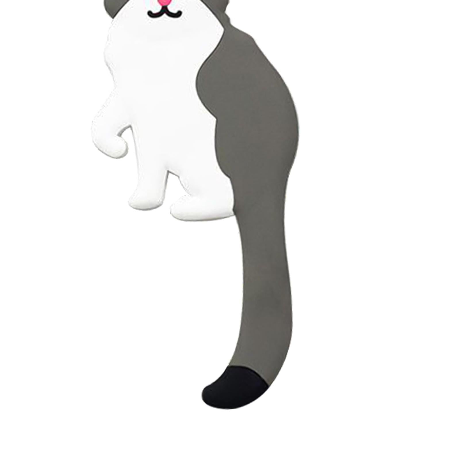 Adhesive Wall Hook Decorative Wall Hook for Kitchen Bathroom Grey  Cat