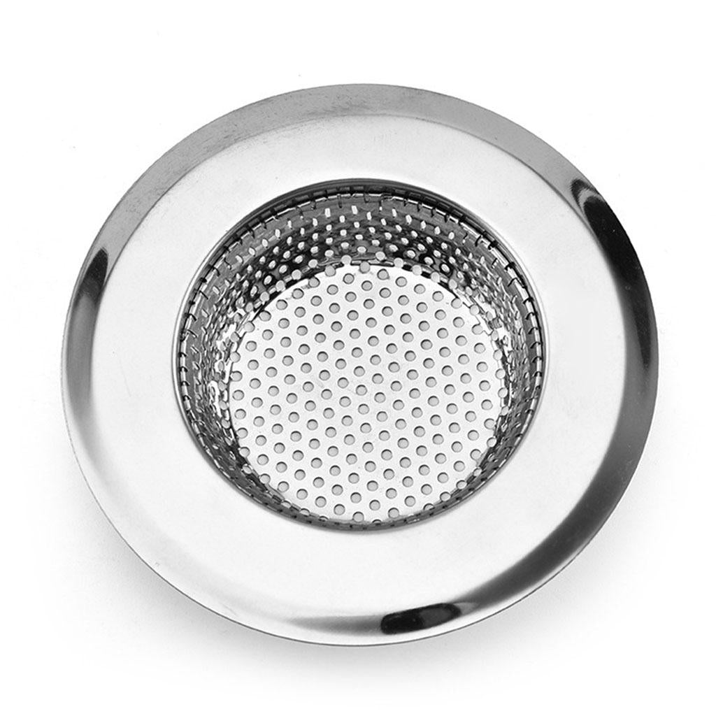Stainless Steel Kitchen Sink Mesh Strainer Waste Plug Filter Drain Stopper