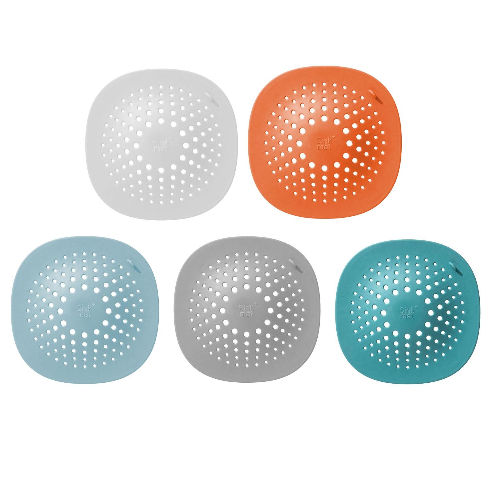 Drain Hair Catcher Bath Stopper Sink Strainer Filter Shower Cover White