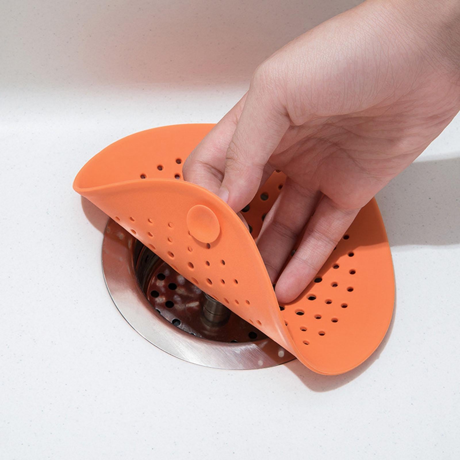 Drain Hair Catcher Bath Stopper Sink Strainer Filter Shower Cover Green