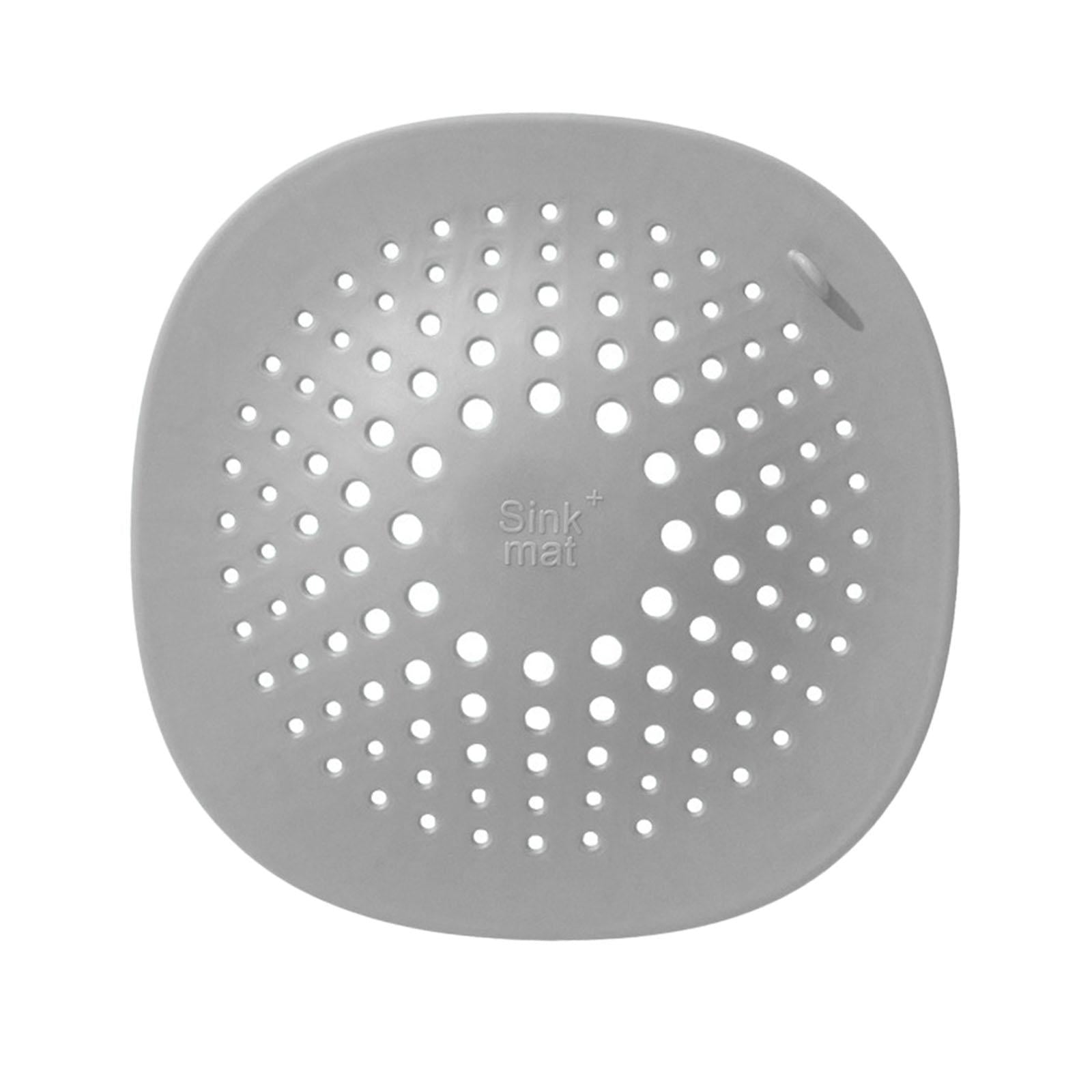 Drain Hair Catcher Bath Stopper Sink Strainer Filter Shower Cover Dark Grey