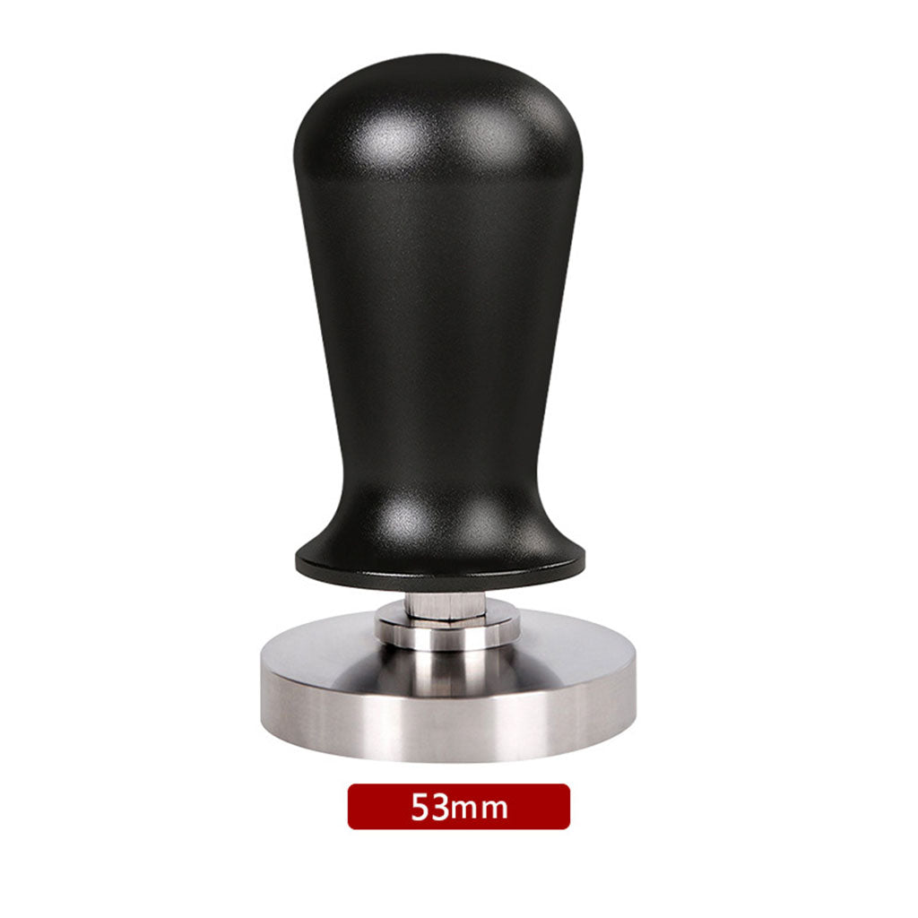 Coffee Tamper Espresso Tamper Barista Family Office Cafe Tool Black 53mm