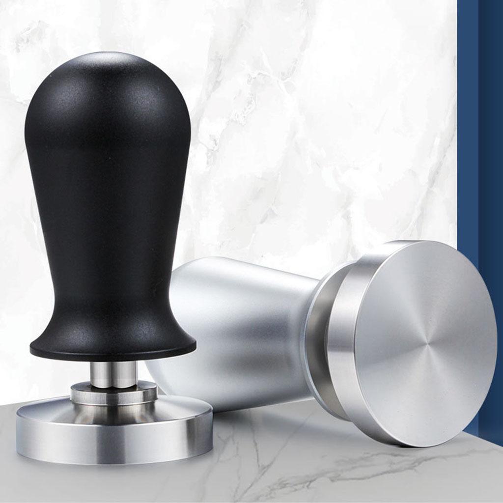 Coffee Tamper Espresso Tamper Barista Family Office Cafe Tool Silver 51mm
