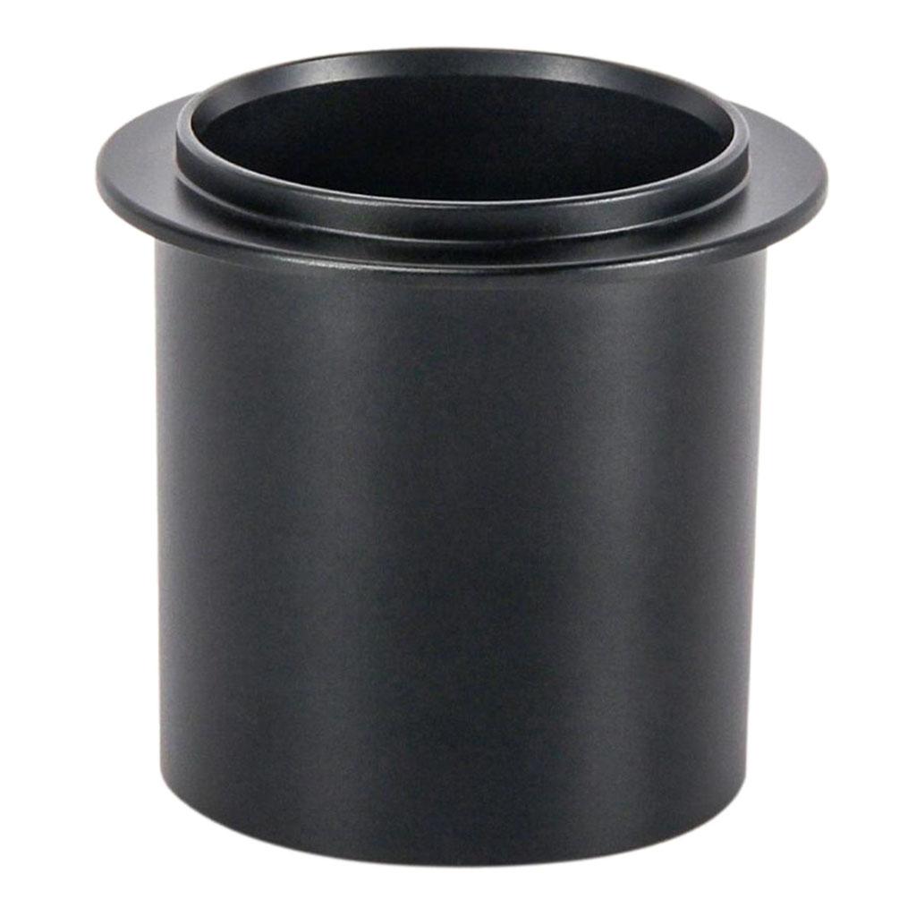 Aluminum Alloy Coffee Dosing Cup Sniffing Mug for Espresso Machine DIY Tools 58mm black
