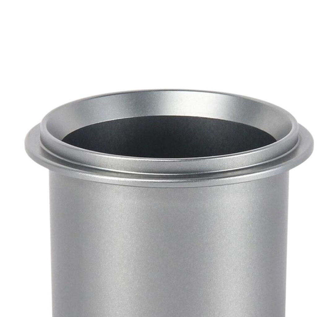 Aluminum Alloy Coffee Dosing Cup Sniffing Mug for Espresso Machine DIY Tools 58mm gray