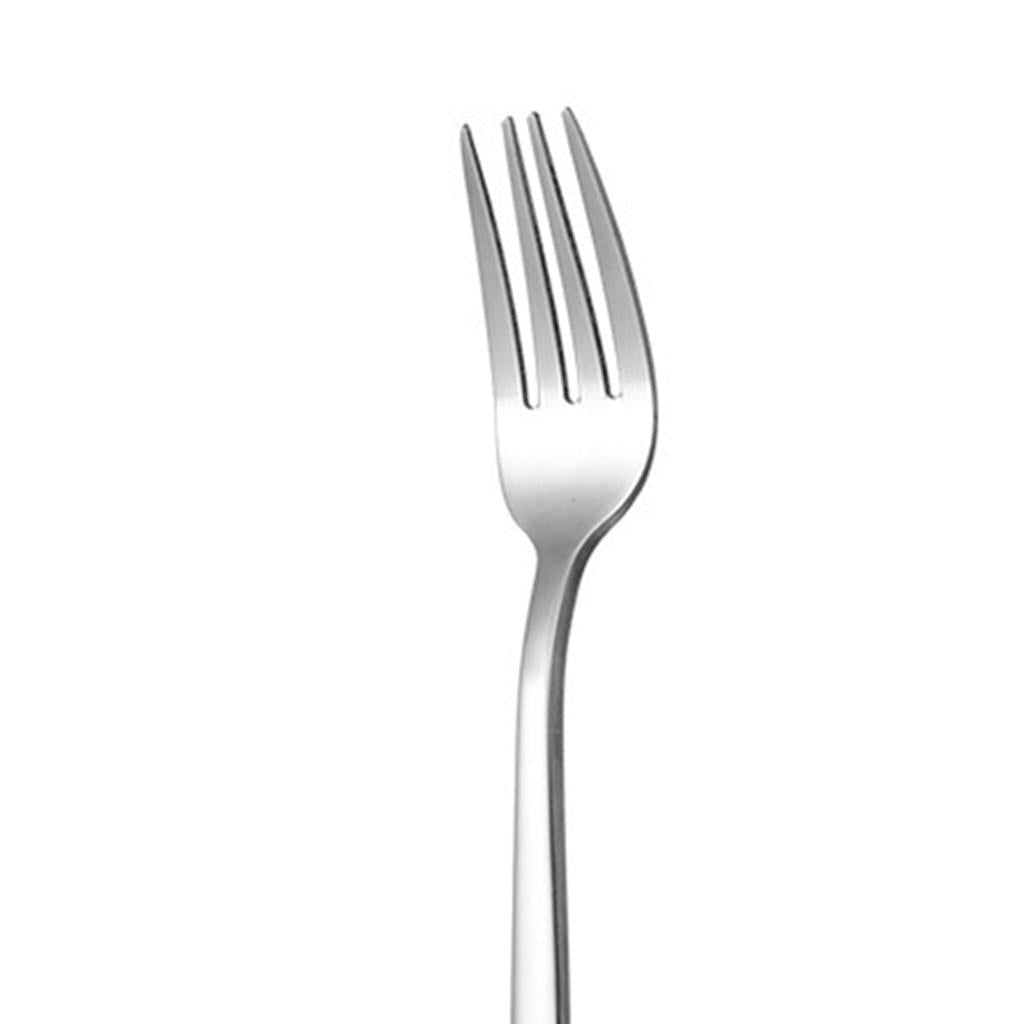 5x Glossy Tableware Cutlery Set Knife Spoon Fork Flatware Silver