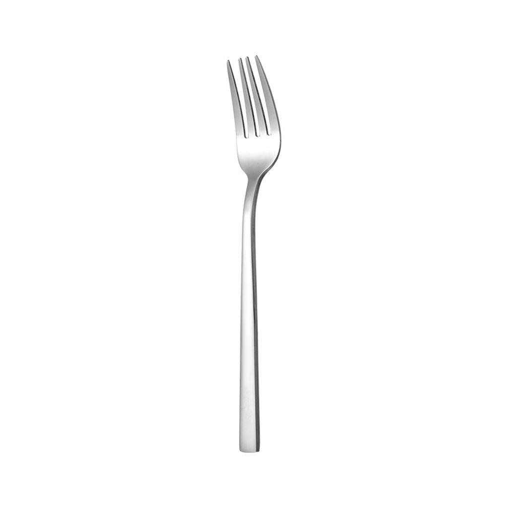 5x Glossy Tableware Cutlery Set Knife Spoon Fork Flatware Silver
