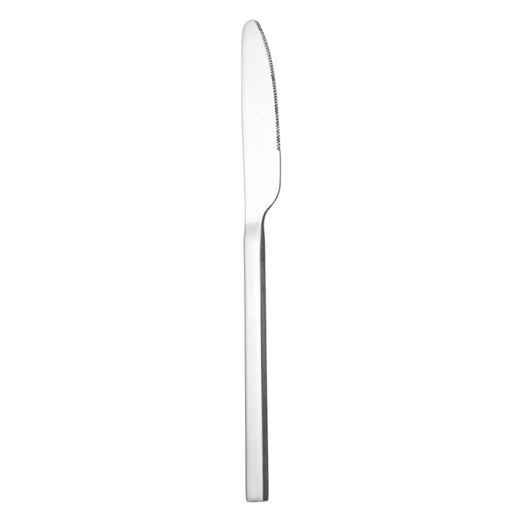 5x Glossy Tableware Cutlery Set Knife Spoon Fork Flatware Silver