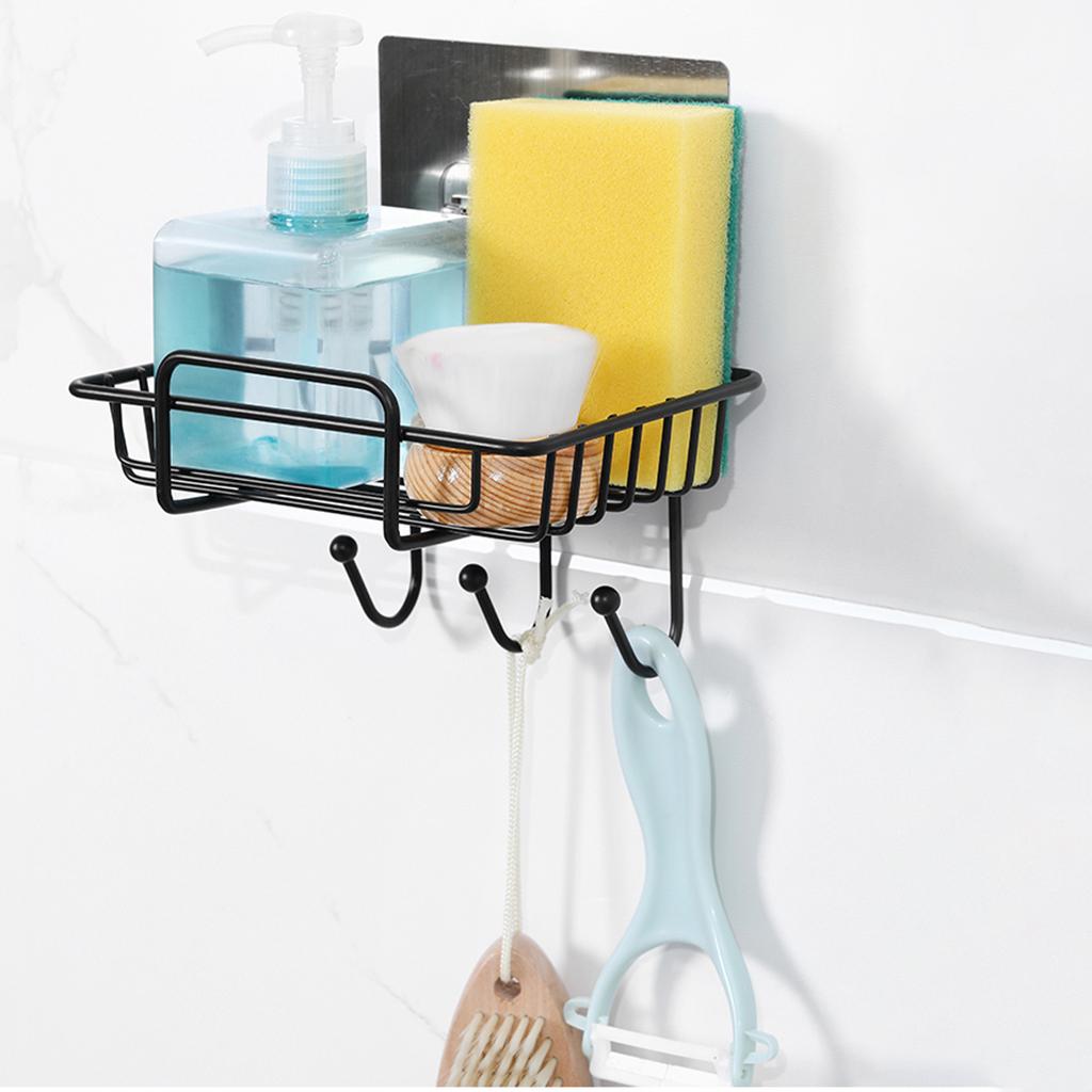Iron Punch-Free Hollow Bar Soap Holder Holder Organizer Bathroom Accessories