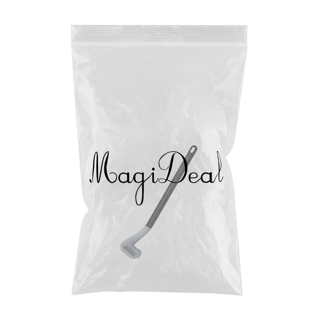 Long Handle Toilet Brush for Bathroom Brush Head Wall Mount Cleaning Brush black