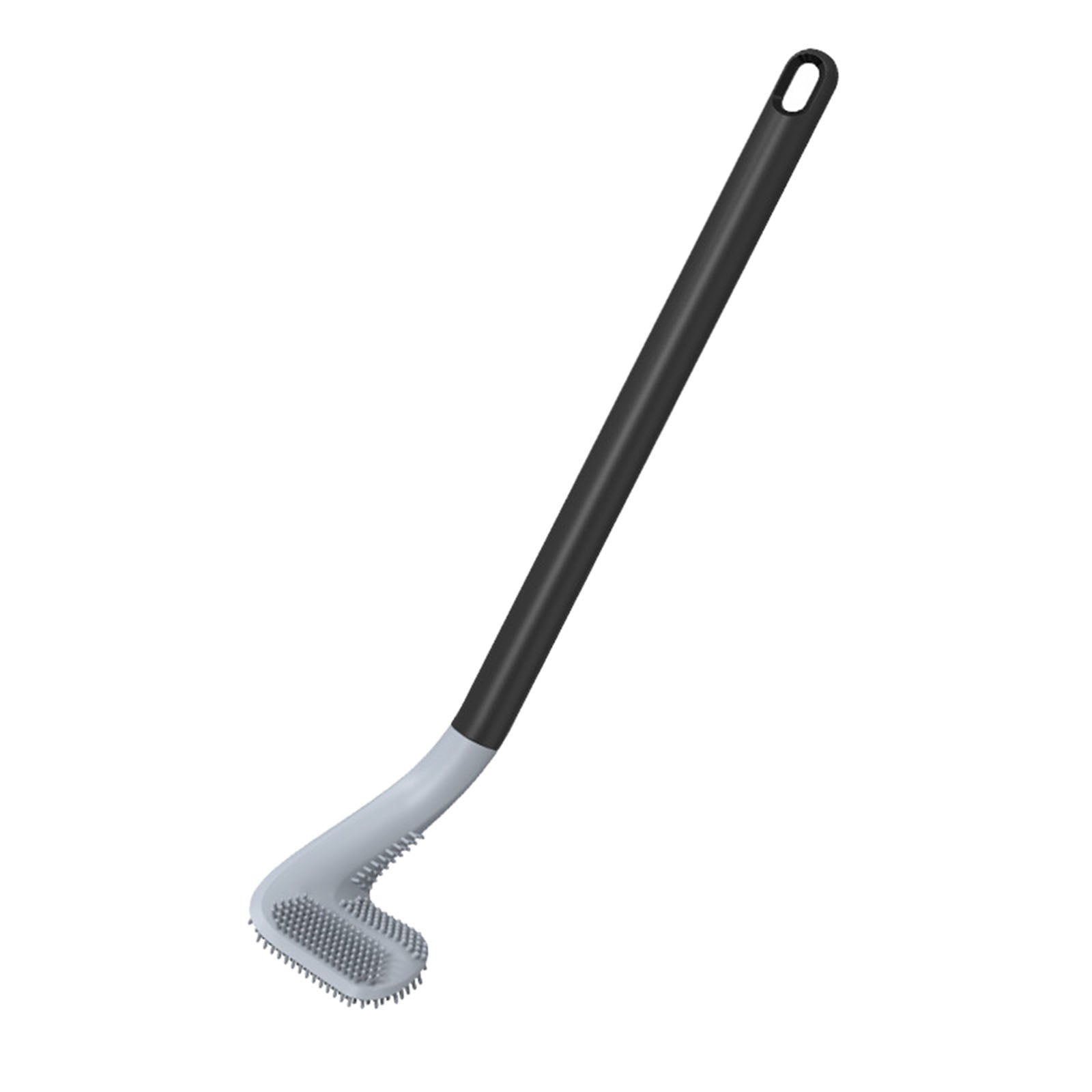 Long Handle Toilet Brush for Bathroom Brush Head Wall Mount Cleaning Brush black