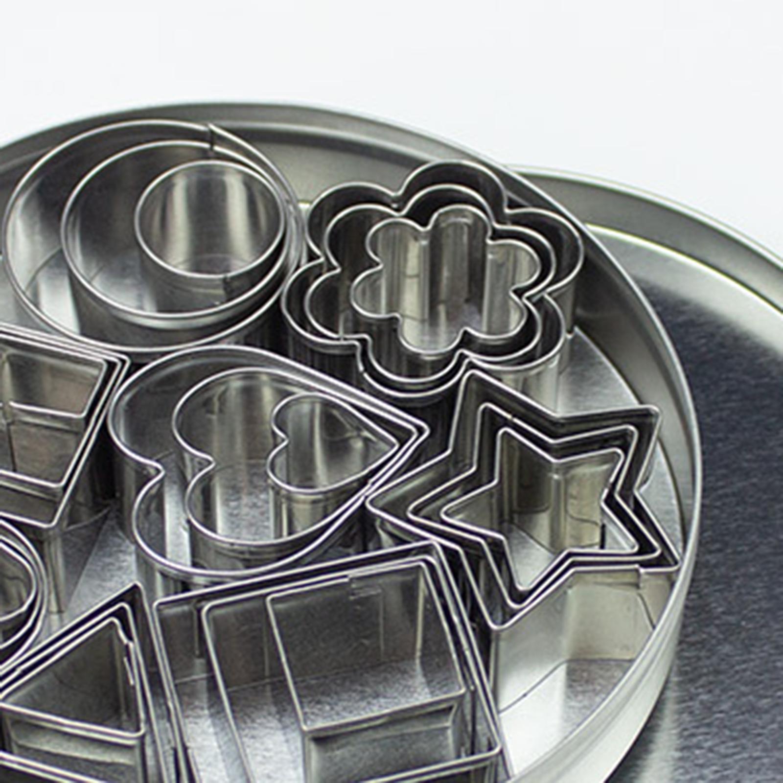 Cookie Cutter Set Circle Baking Stainless Steel Molds Cake Cookie Cutter