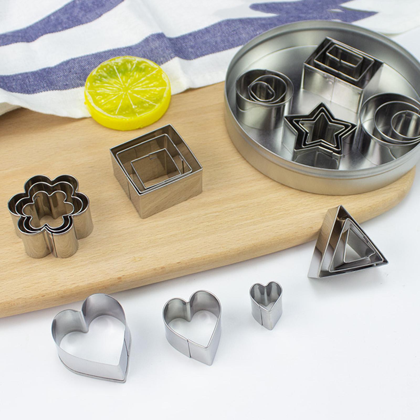 Cookie Cutter Set Circle Baking Stainless Steel Molds Cake Cookie Cutter