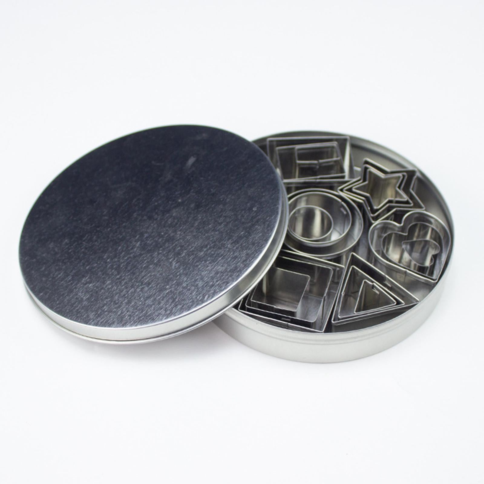 Cookie Cutter Set Circle Baking Stainless Steel Molds Cake Cookie Cutter
