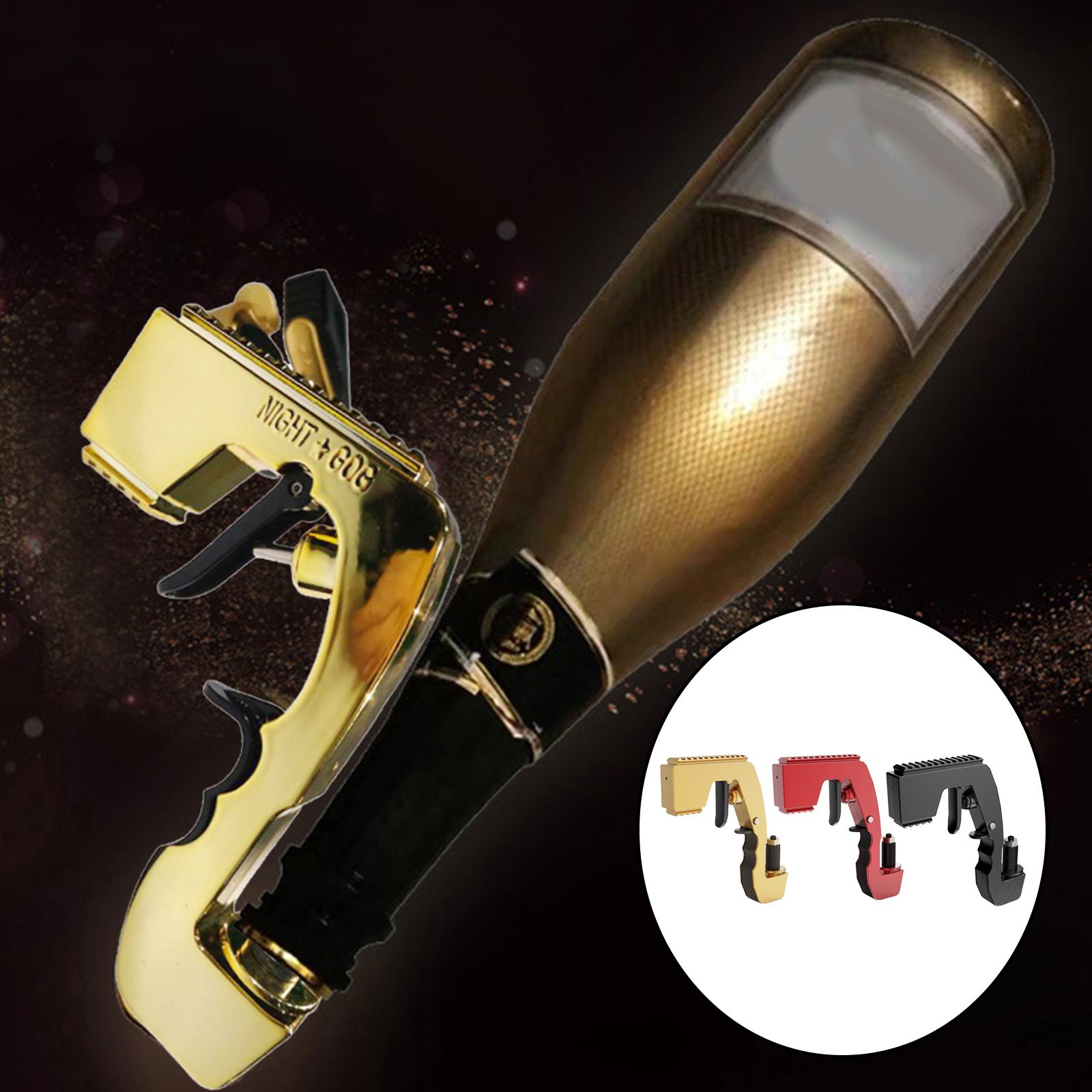 Plastic Champagne Sprayer Gun Beer Wine Stopper Pub Beer Jet Ejector Red