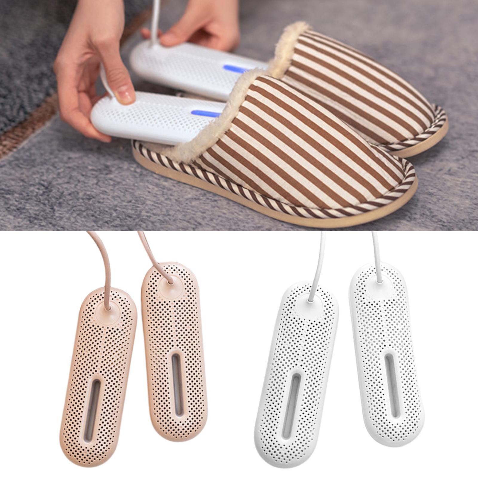 Electric Shoe Dryer Warmer for Cotton Slipper Shoes Snow Boots Sneaker White