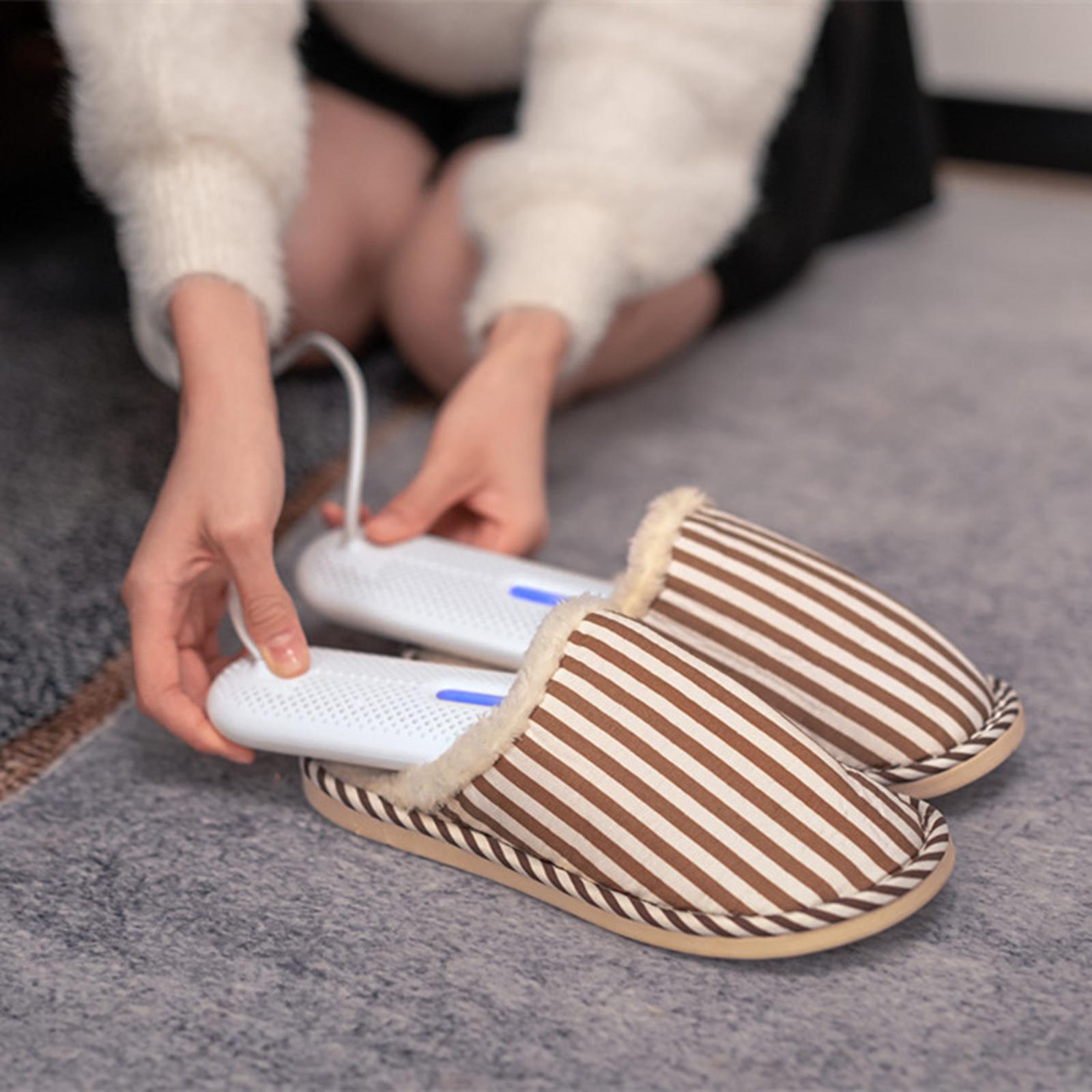 Electric Shoe Dryer Warmer for Cotton Slipper Shoes Snow Boots Sneaker Pink