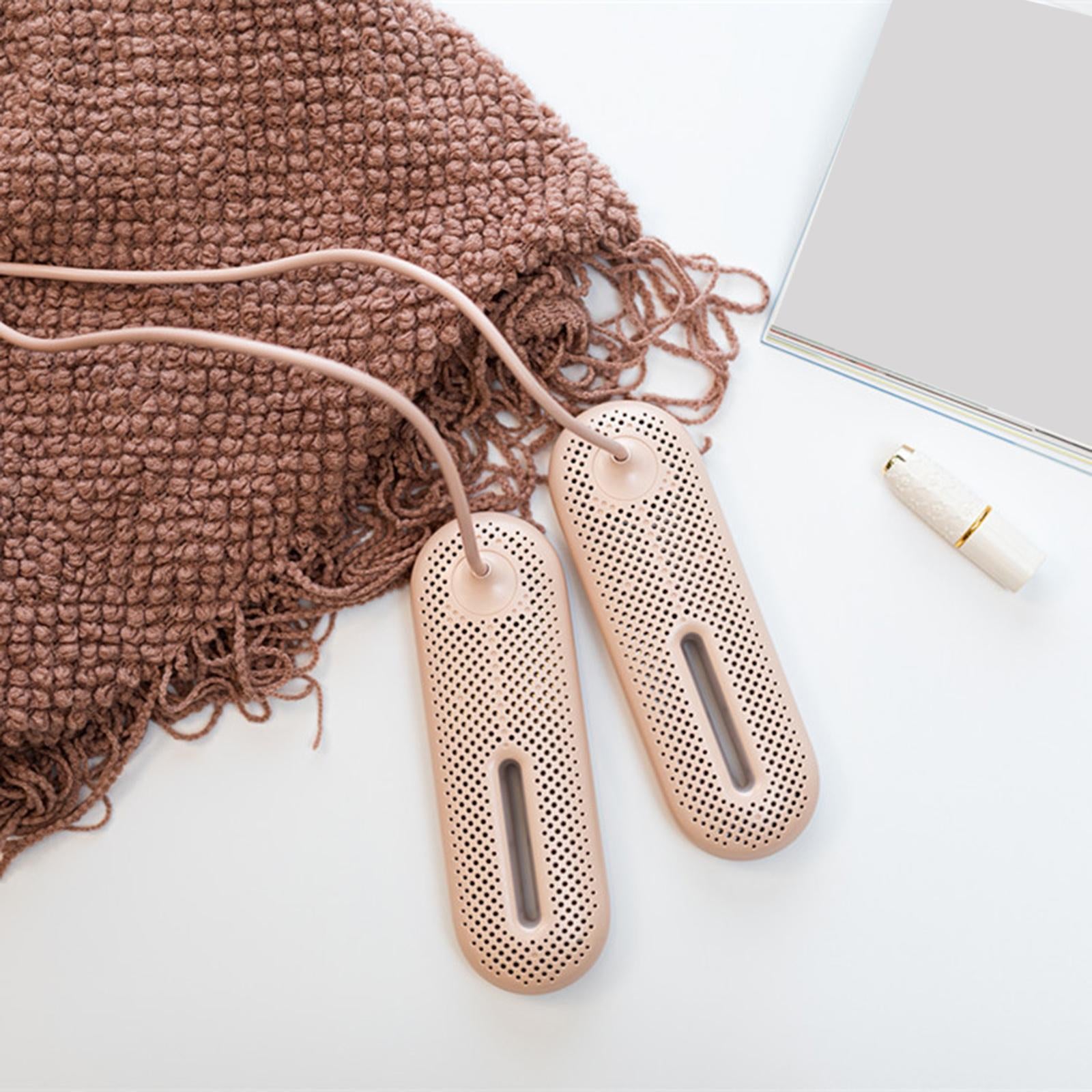 Electric Shoe Dryer Warmer for Cotton Slipper Shoes Snow Boots Sneaker Pink