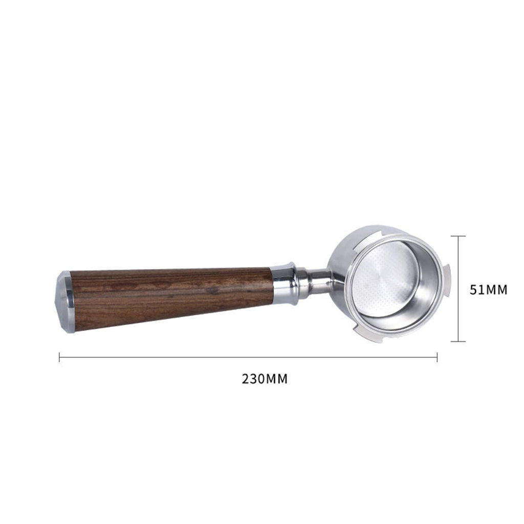 51mm Coffee Bottomless Portafilter for EC680 EC685 Coffee Maker A Black