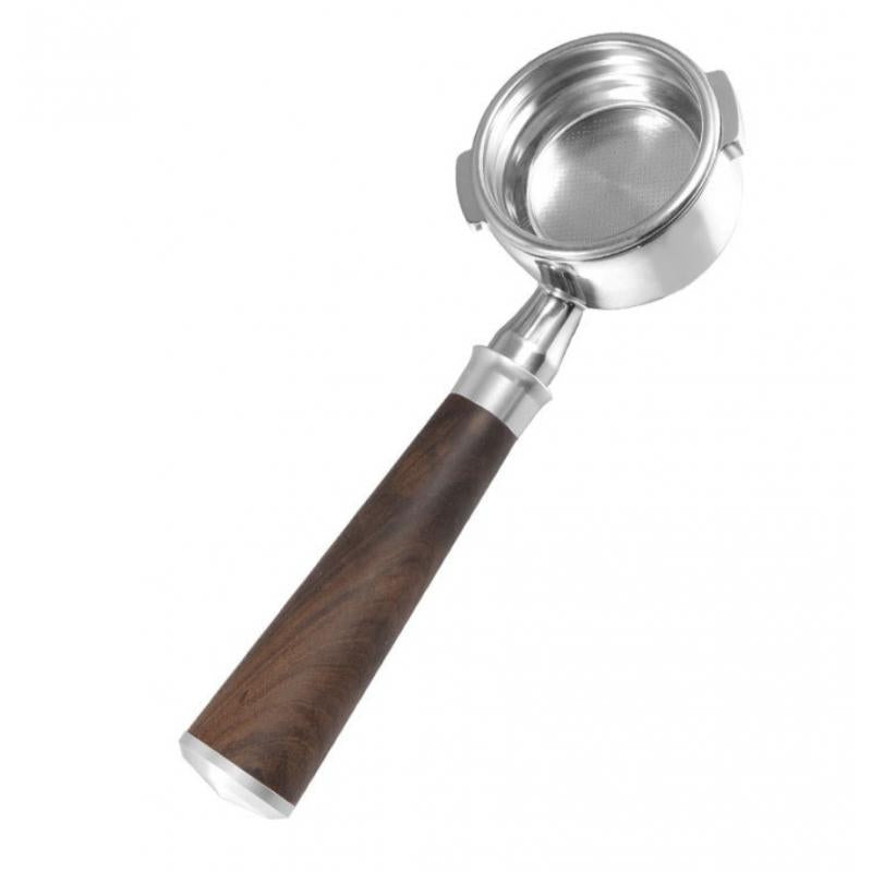 58mm Naked Portafilter Tools Detachable Design Double Basket For GAGGIA Wooden Black