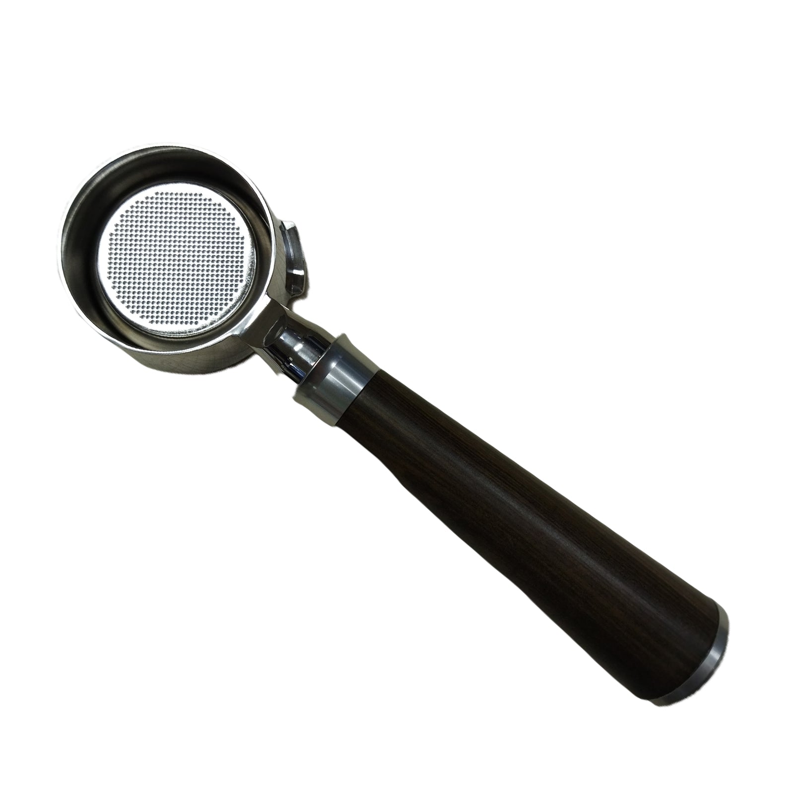 58mm Naked Portafilter Tools Detachable Design Double Basket For GAGGIA Wooden Black
