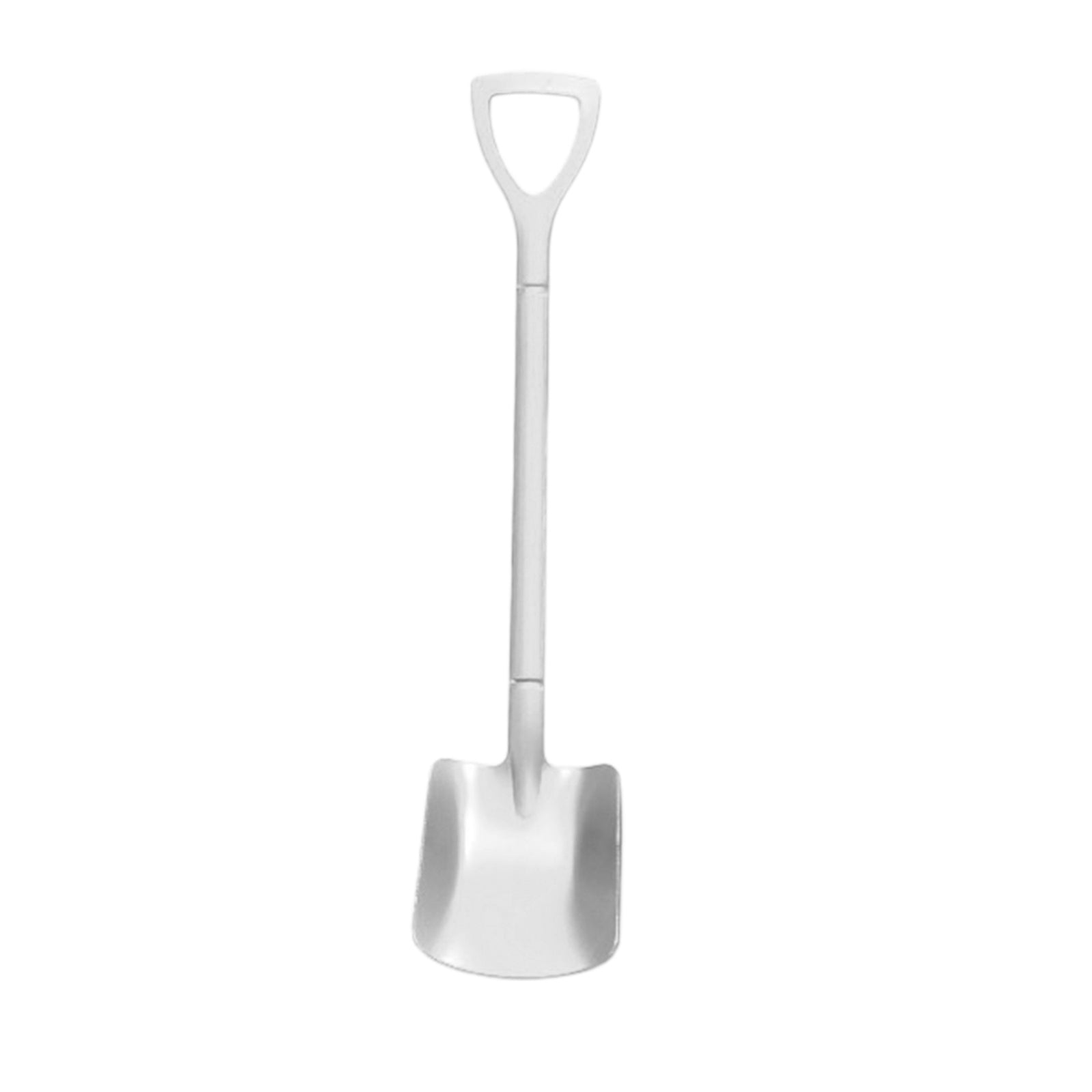 Ice Cream Spoon Coffee Spoon Cutlery Shovel Shape Stirring Scoop Flatware flat silver