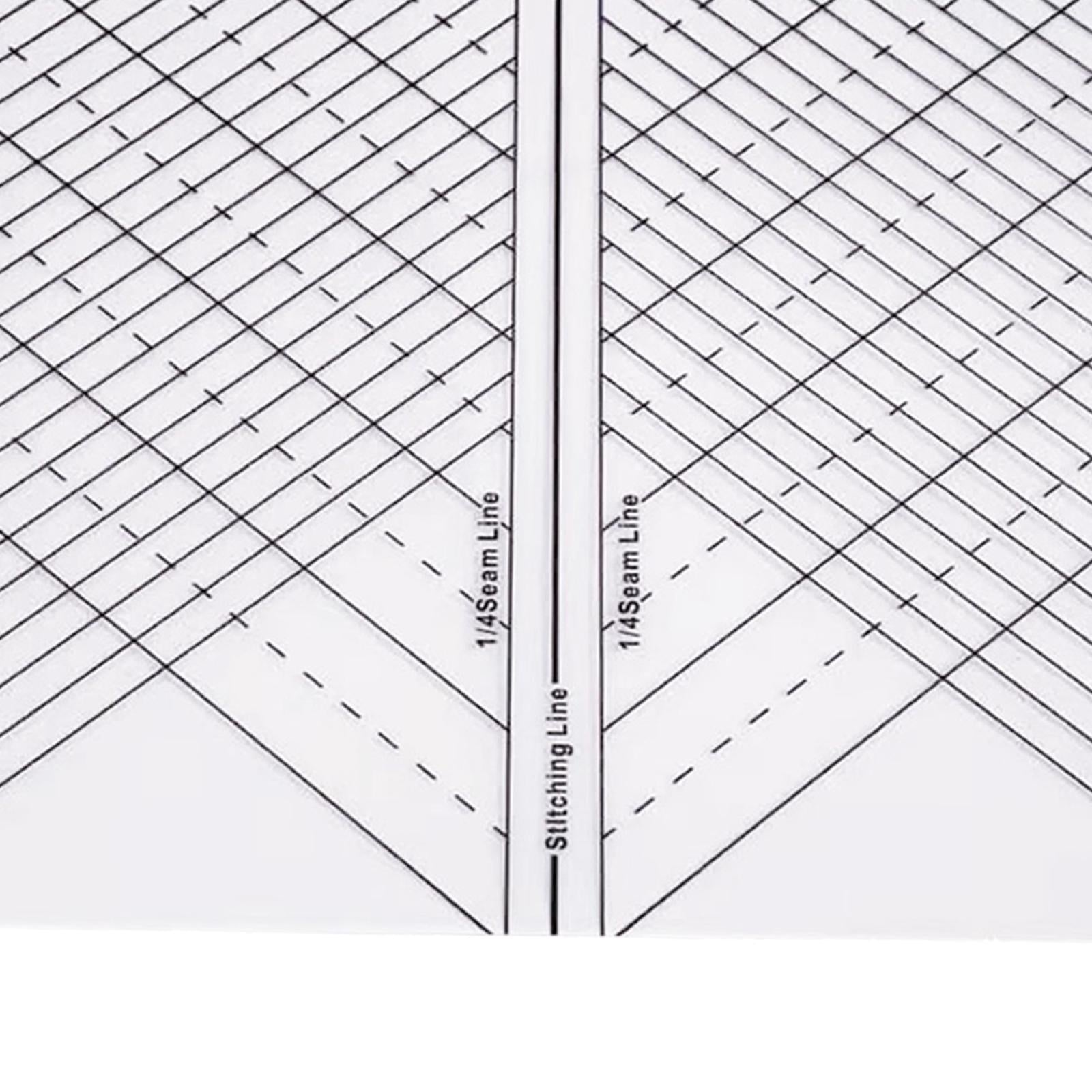 Arc Quilting Straight Ruler Sewing Machine Ruler for Quilting Crafting