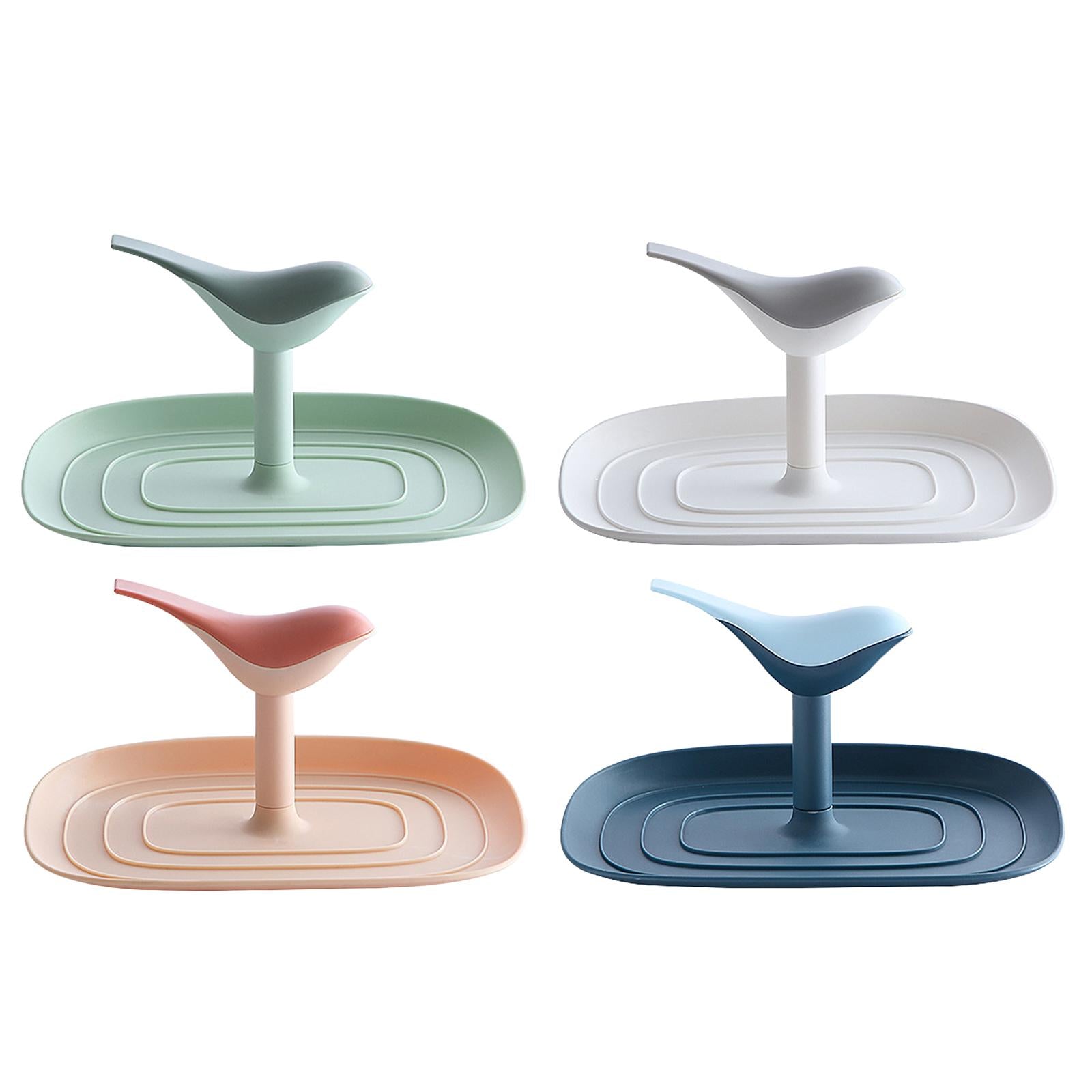 Kitchen Pot Lid Holder Countertop Cookware Spoon Rest Stand Rack White