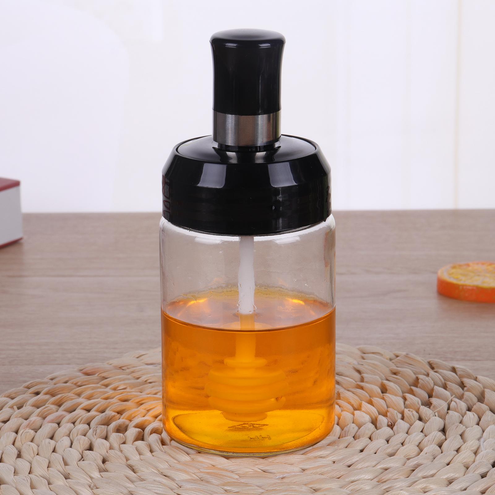 Seasoning Spice Jar Storage Container Rack Kitchen Tools Accessories With Honey Stick