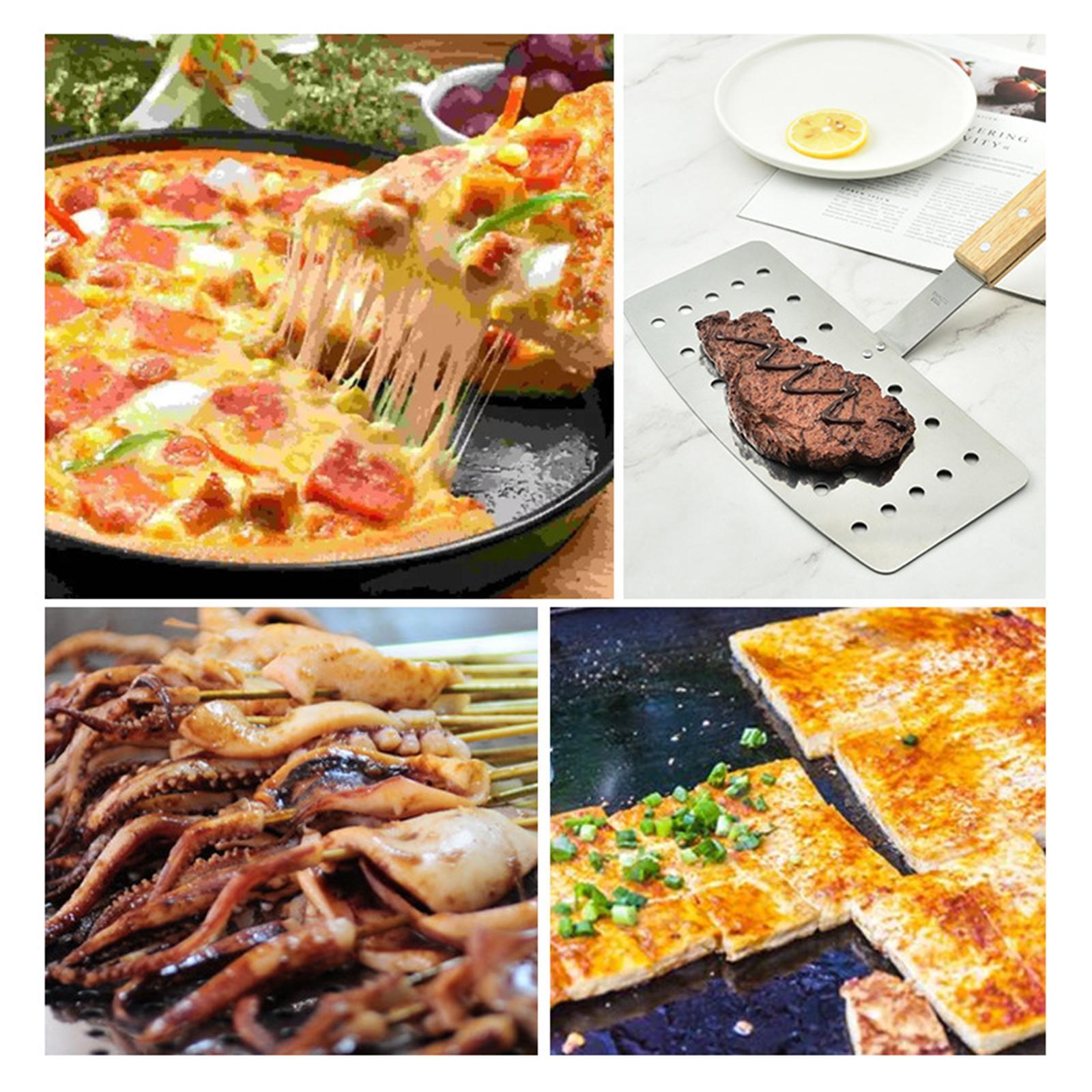 Frying Steak Turner Spatula Pizza Flipping Frying Grilling Fish Turner Tool