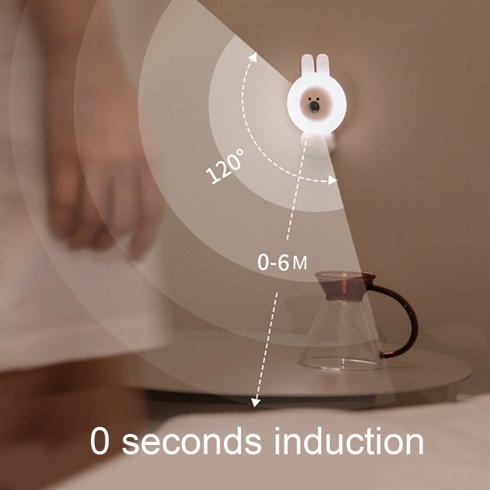 Cute Night Light for Hallway Bathroom Bedroom Children Girl Women Lady pink