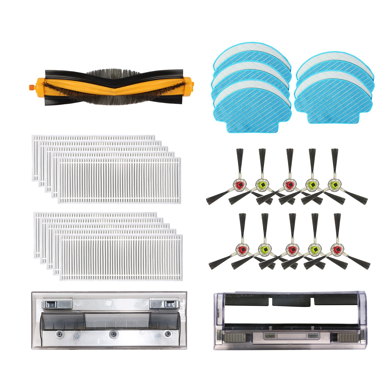 Robot Vacuum Replacement for dr92/95/97/98 Vacuum Cleaner 10 Side Brush
