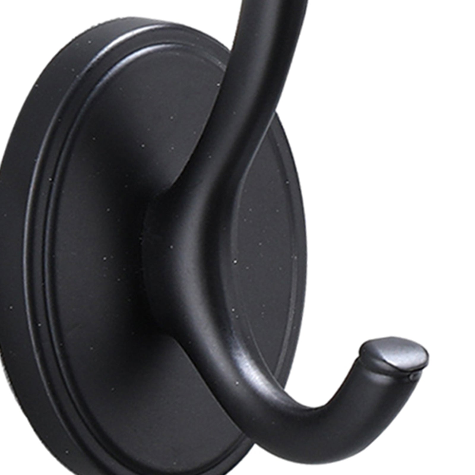 Small Coat Hook Wall Mounted Punch-free Robe Hat Key Heavy Duty Gadgets Black